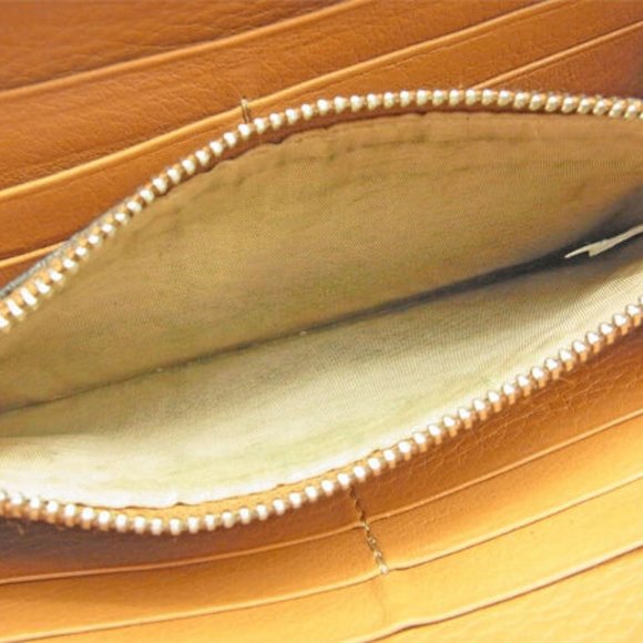 Chloe Wallet Purse Long Wallet Brown Gold Woman Authentic Used Y3560 - Picture 2 of 6